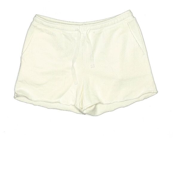 NEW Talbots Haven Well Within 100% Organic Cotton White Lounge Shorts Size L - Picture 1 of 6